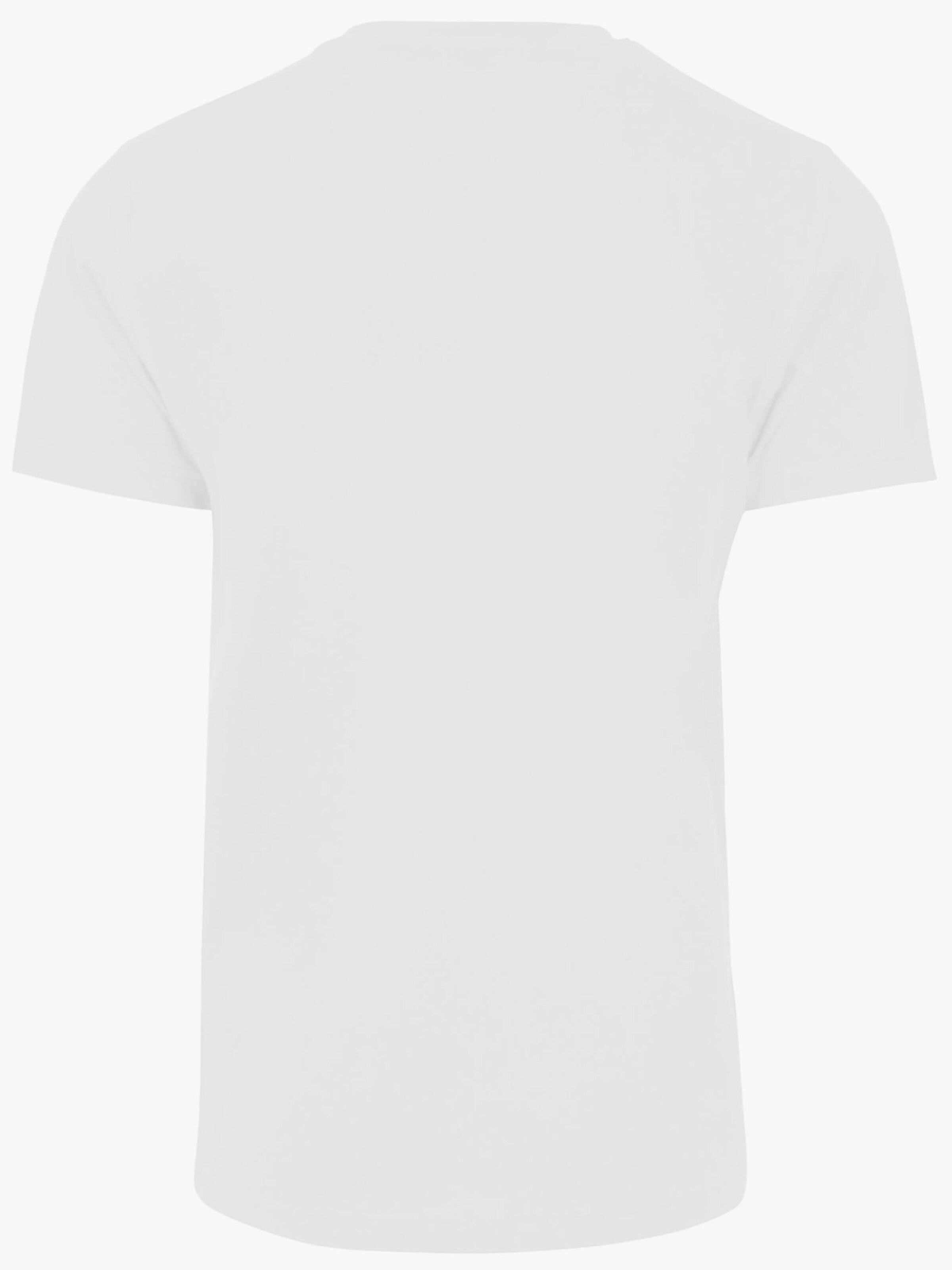 Männer Große Größen F4NT4STIC T-Shirt 'Spongebob' in Weiß - VV90220