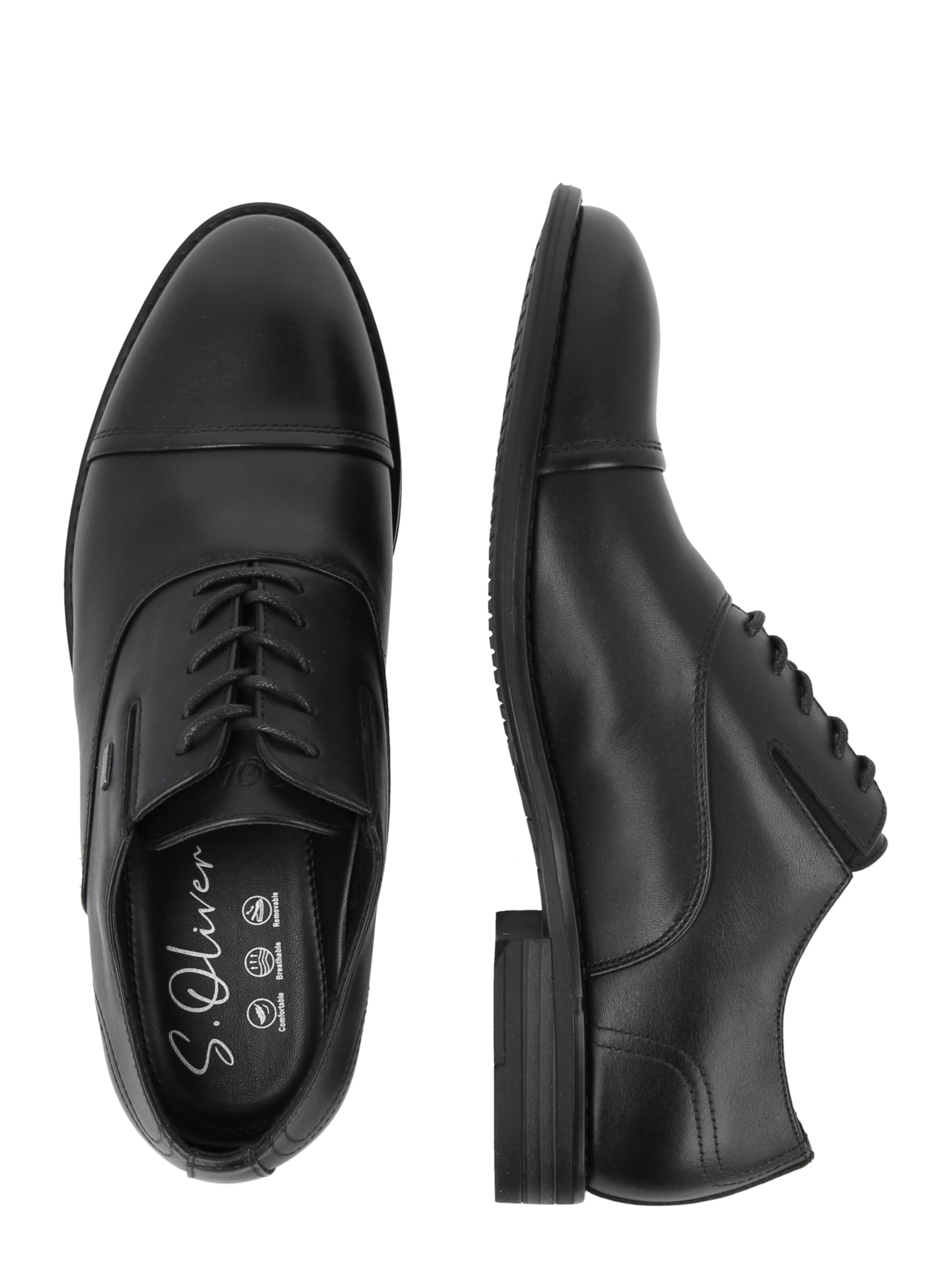 Scarpa stringata di s.Oliver in nero