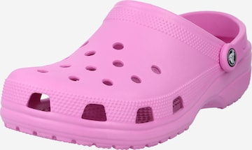 Clogs di Crocs in rosa: frontale
