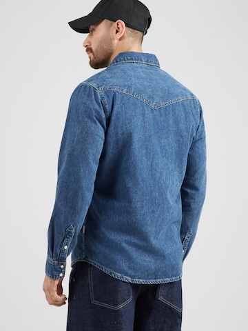 Coupe regular Chemise 'AUTHENTIC' Pepe Jeans en bleu