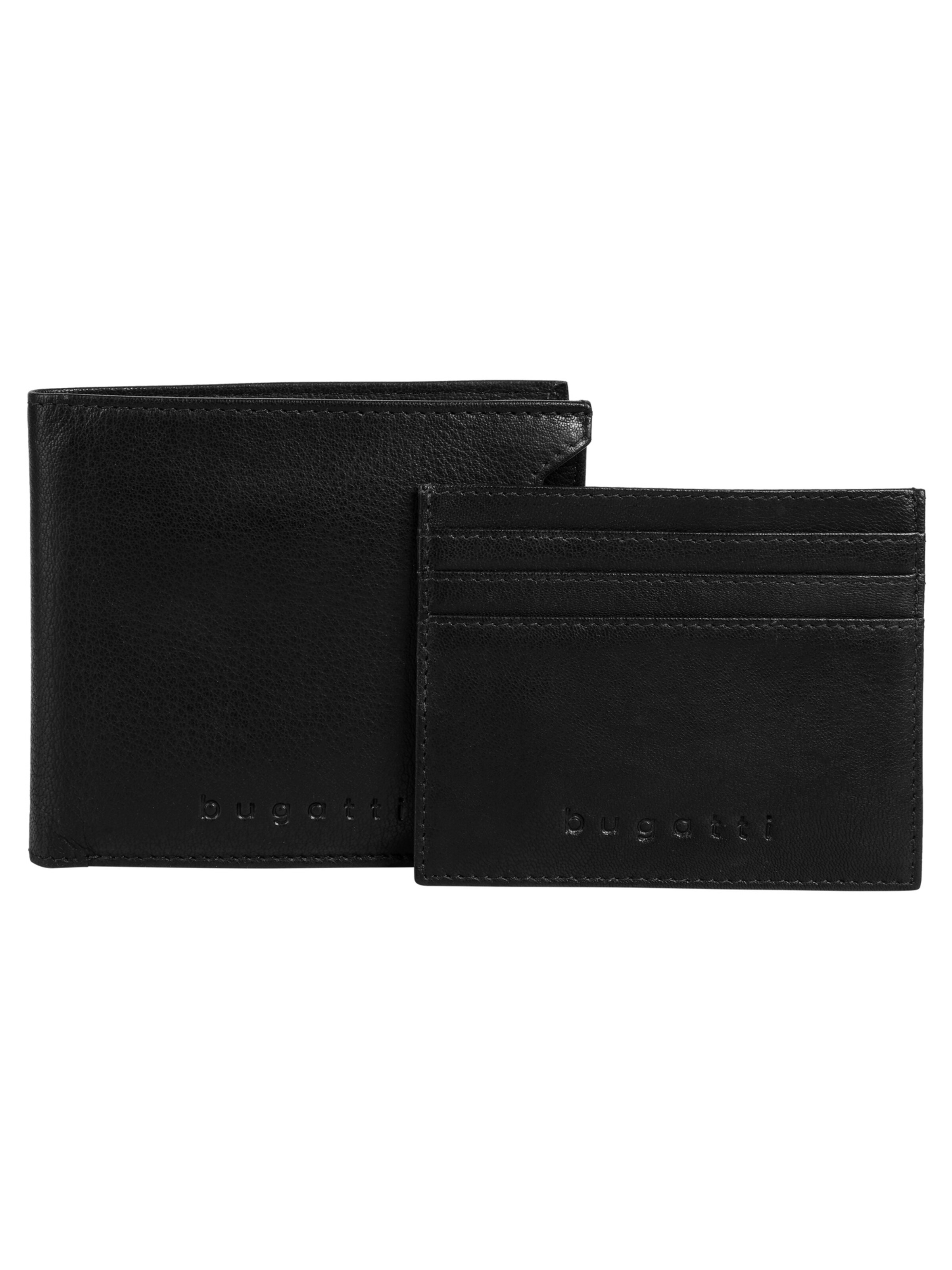 Porte-monnaies 'CLIFF' bugatti en noir : devant