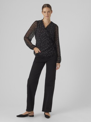 VERO MODA Blouse 'VERA' in Zwart