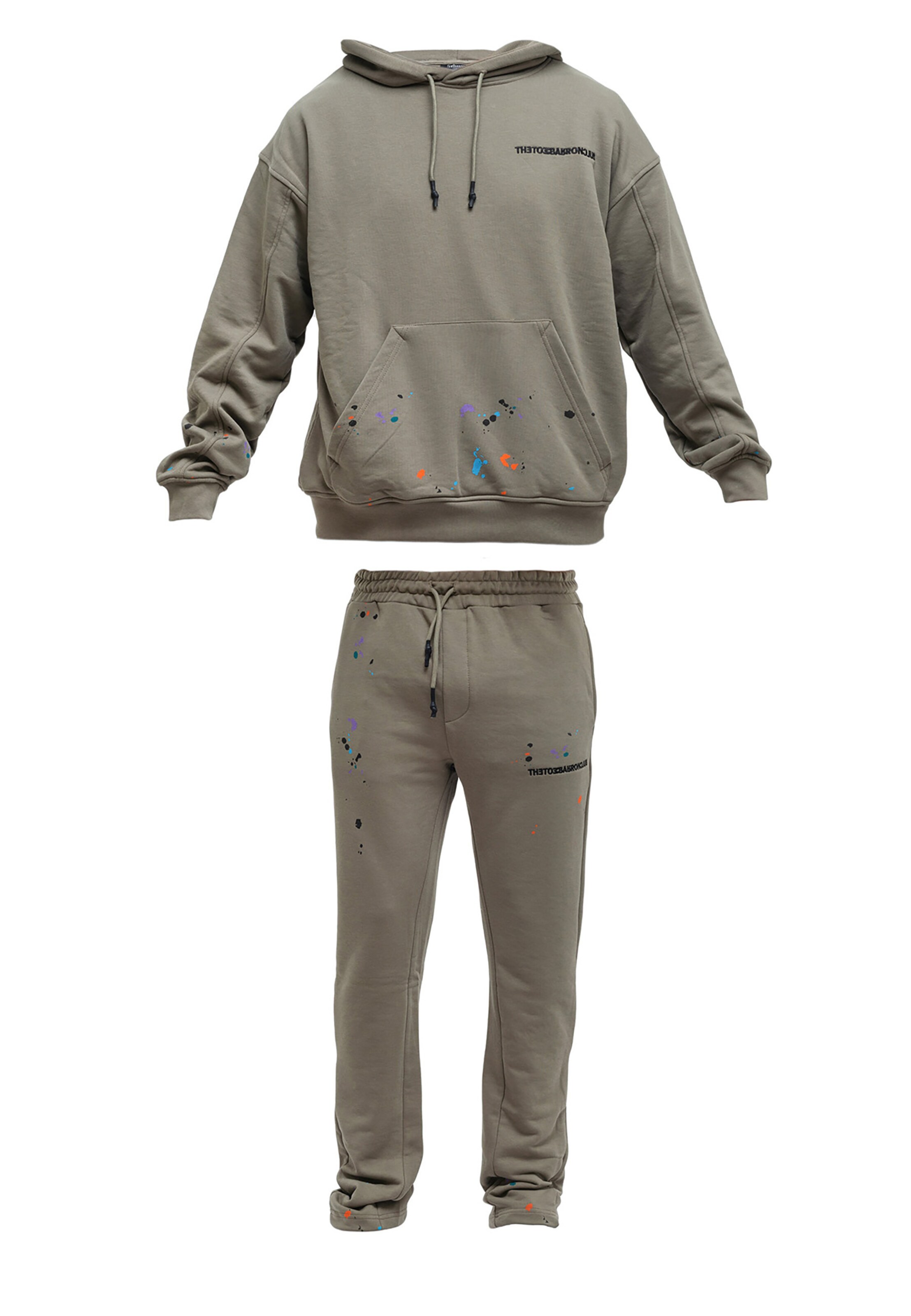 Tom Barron Jogginganzug in Grün: Vorderseite