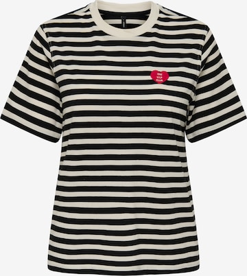 T-shirt ONLY en noir : devant