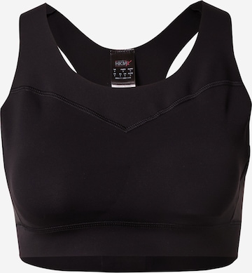 HKMX Bustier Sport-BH 'Make Me Zen L1' in Schwarz: predná strana