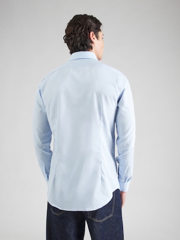Michael Kors Slim fit Button Up Shirt in Blue: back
