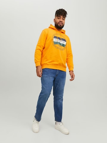 Jack & Jones Plus Slimfit Jeans i blå