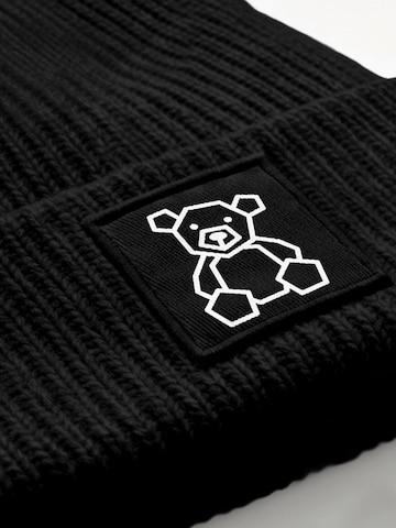 Neverless Mütze 'Teddy Polygon'‌ in Schwarz
