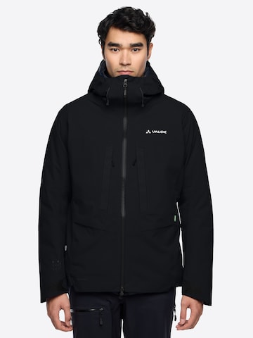 VAUDE Outdoor jacket 'Monviso' in Black: front