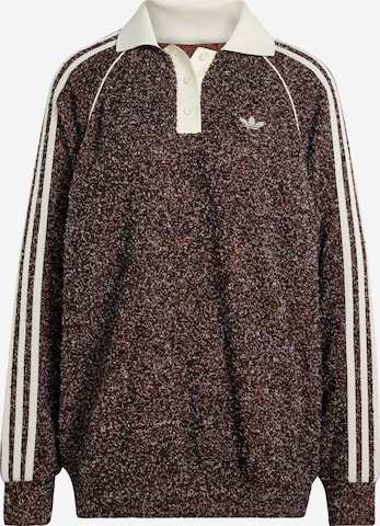 ADIDAS ORIGINALS Sweter oversize w kolorze brązowy: przód