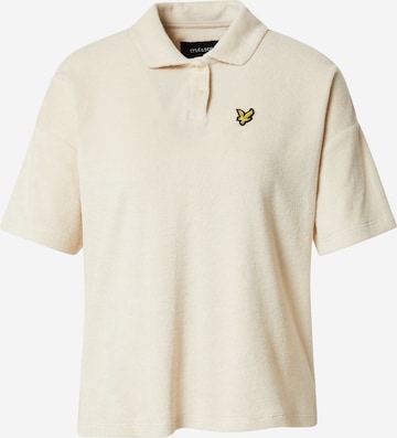 Lyle & Scott T-shirt i beige: framsida