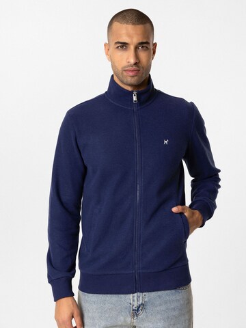 Williot - Sudadera con cremallera 'Orlando' en azul: frente