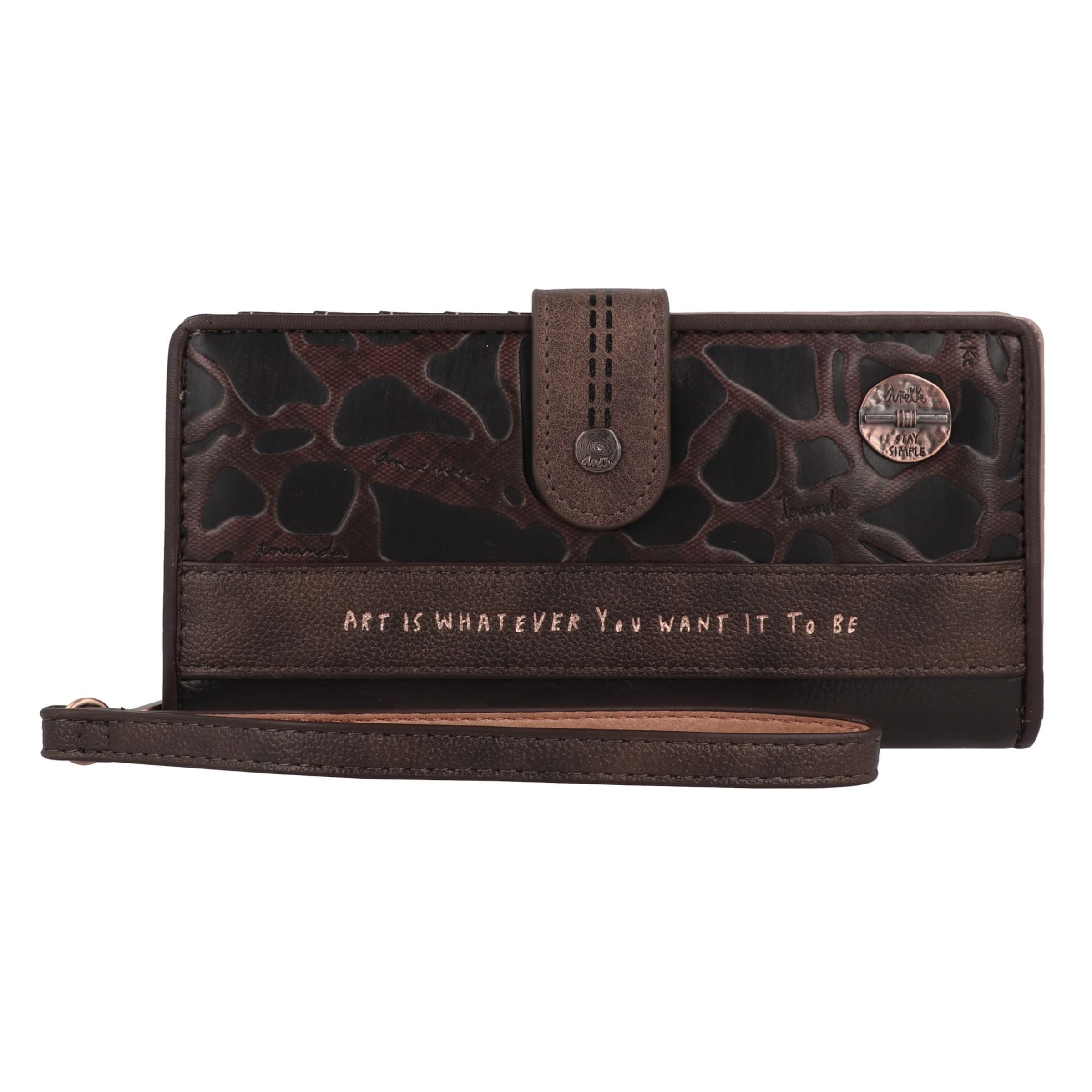Anekke Wallet 'Rfid' in Brown: front