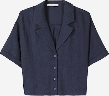 Bershka Pusero värissä sininen: etupuoli