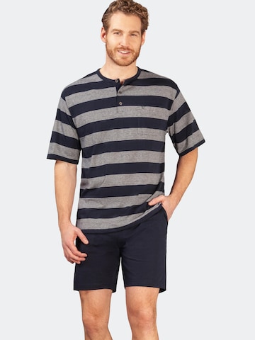 HAJO - Pijama corto en gris: frente