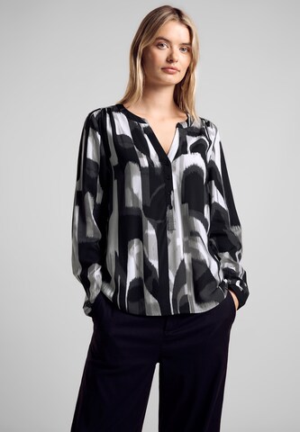 STREET ONE Bluse in Schwarz: Vorderseite