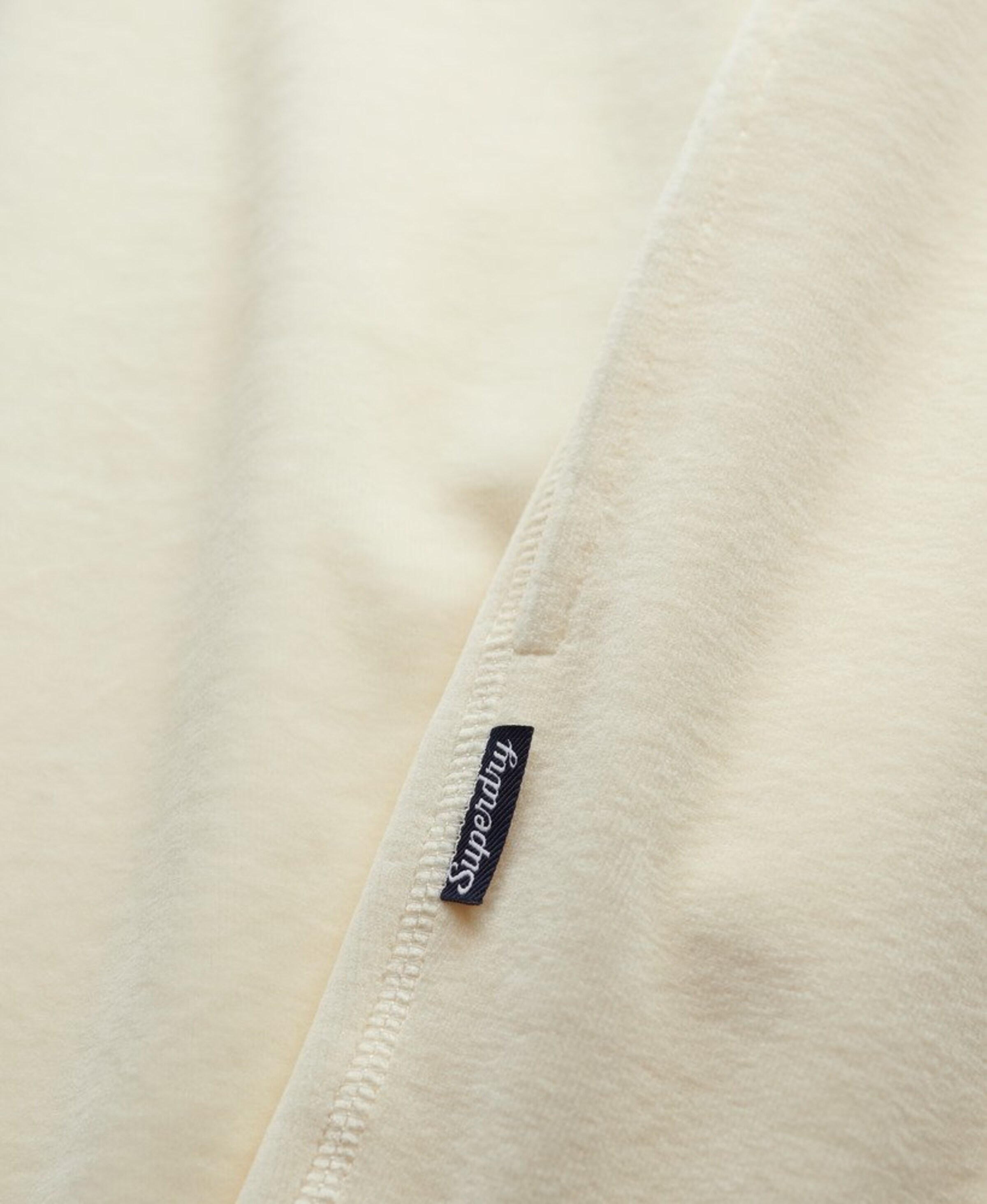 Superdry Wide leg Broek in Wit