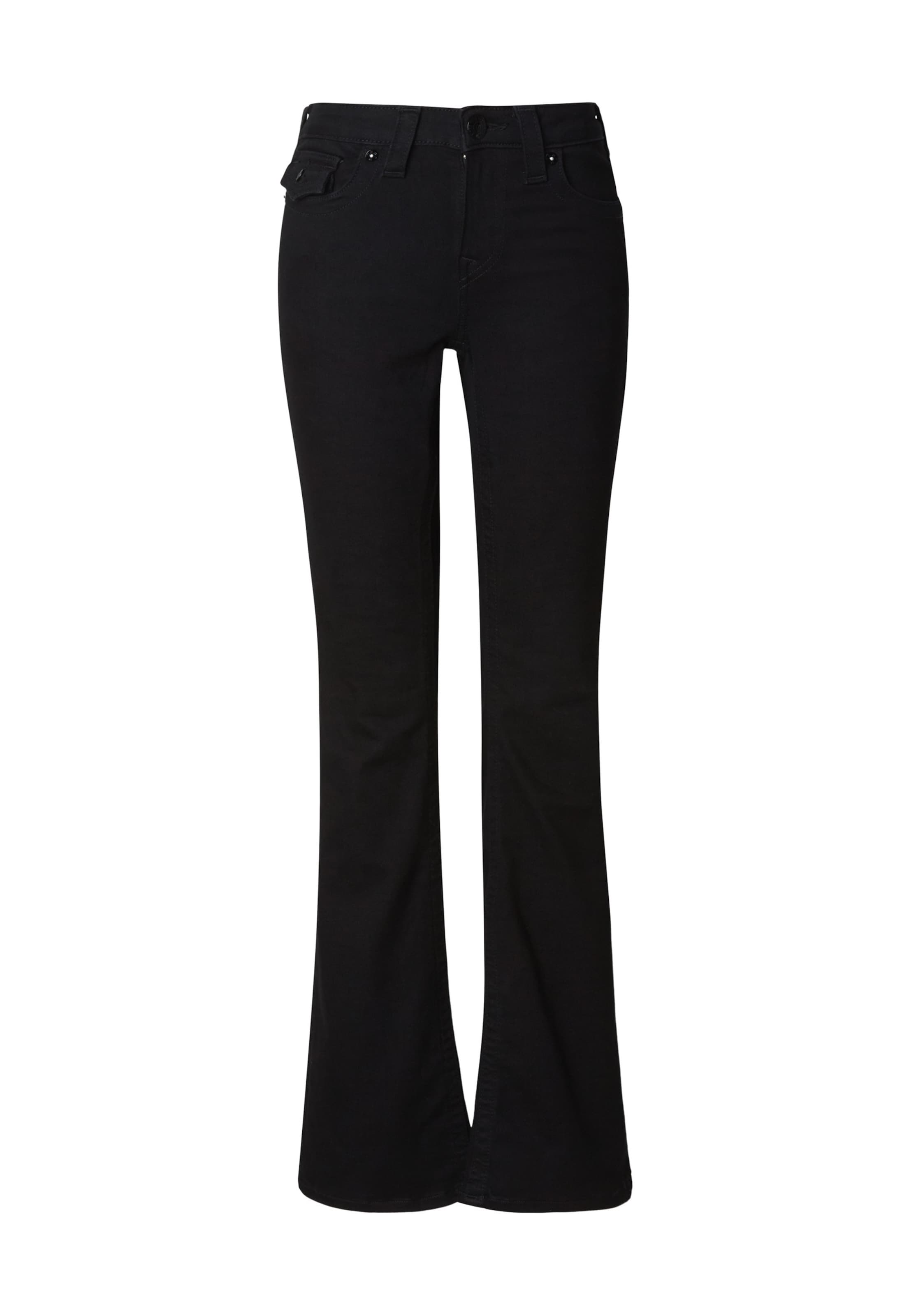 Bootcut Jeans 'Becca' di True Religion in nero: frontale