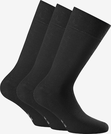 Rohner Socks Sokken in Zwart