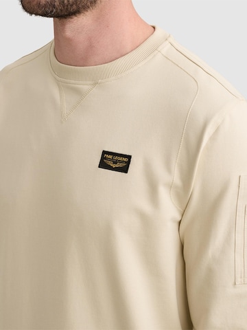 Sweat-shirt 'American Classic sweatshirt with flight pocket' PME Legend en beige