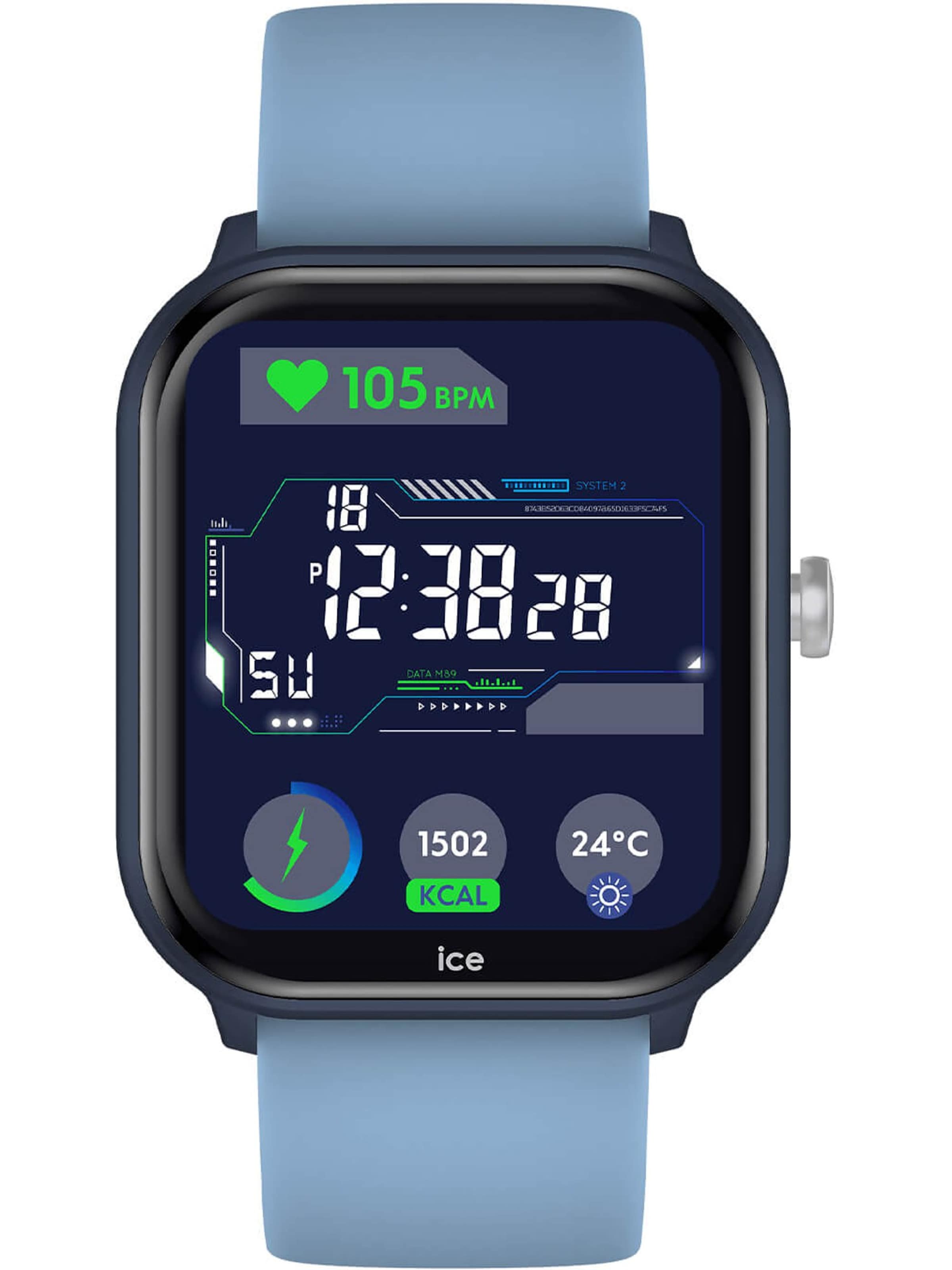 ICE WATCH Uhr in Blau: Vorderseite