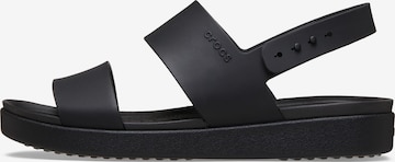 Crocs Sandaalit 'Brooklyn' värissä musta: etupuoli