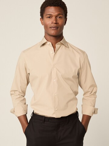 Next Regular fit Overhemd in Bruin: voorkant