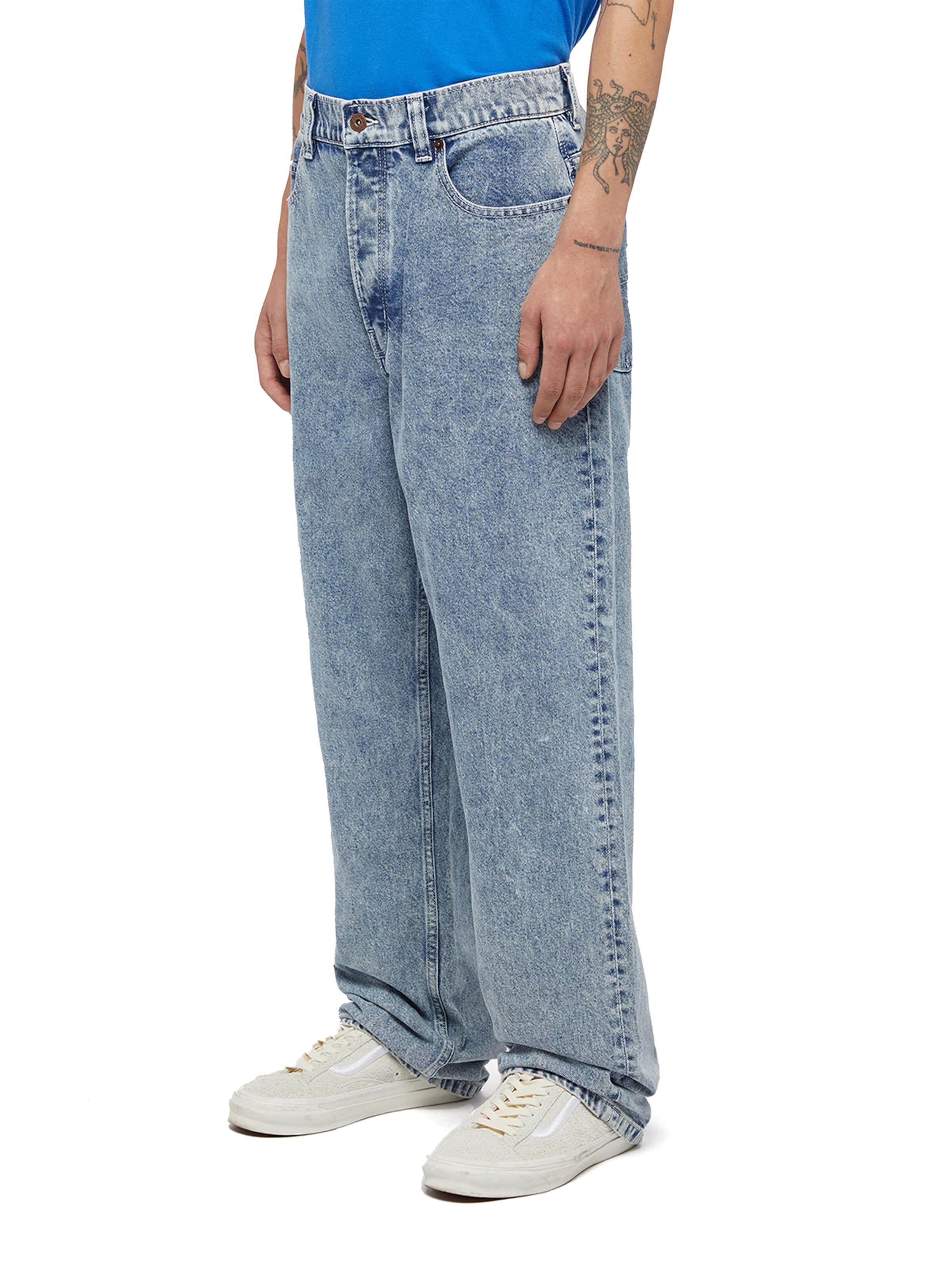 DICKIES Loosefit Jeans i blå