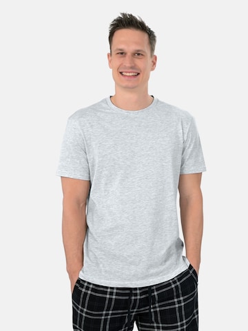 Maglietta 'Pantoneclo Men’s Round Neck T-Shirt' di PANTONECLO in grigio