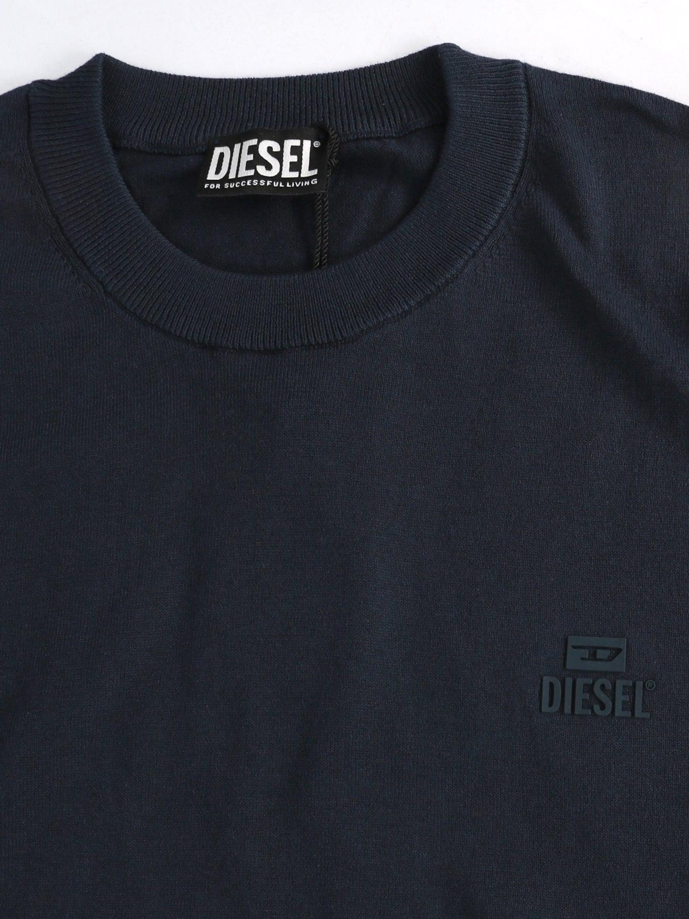 DIESEL - Pullover 'K-FREEX-NEWPRINT' em azul