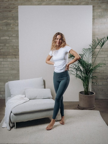 NOORLYS Skinny Leggings 'BEEN'‌‌‌‌ in Blau: Vorderseite