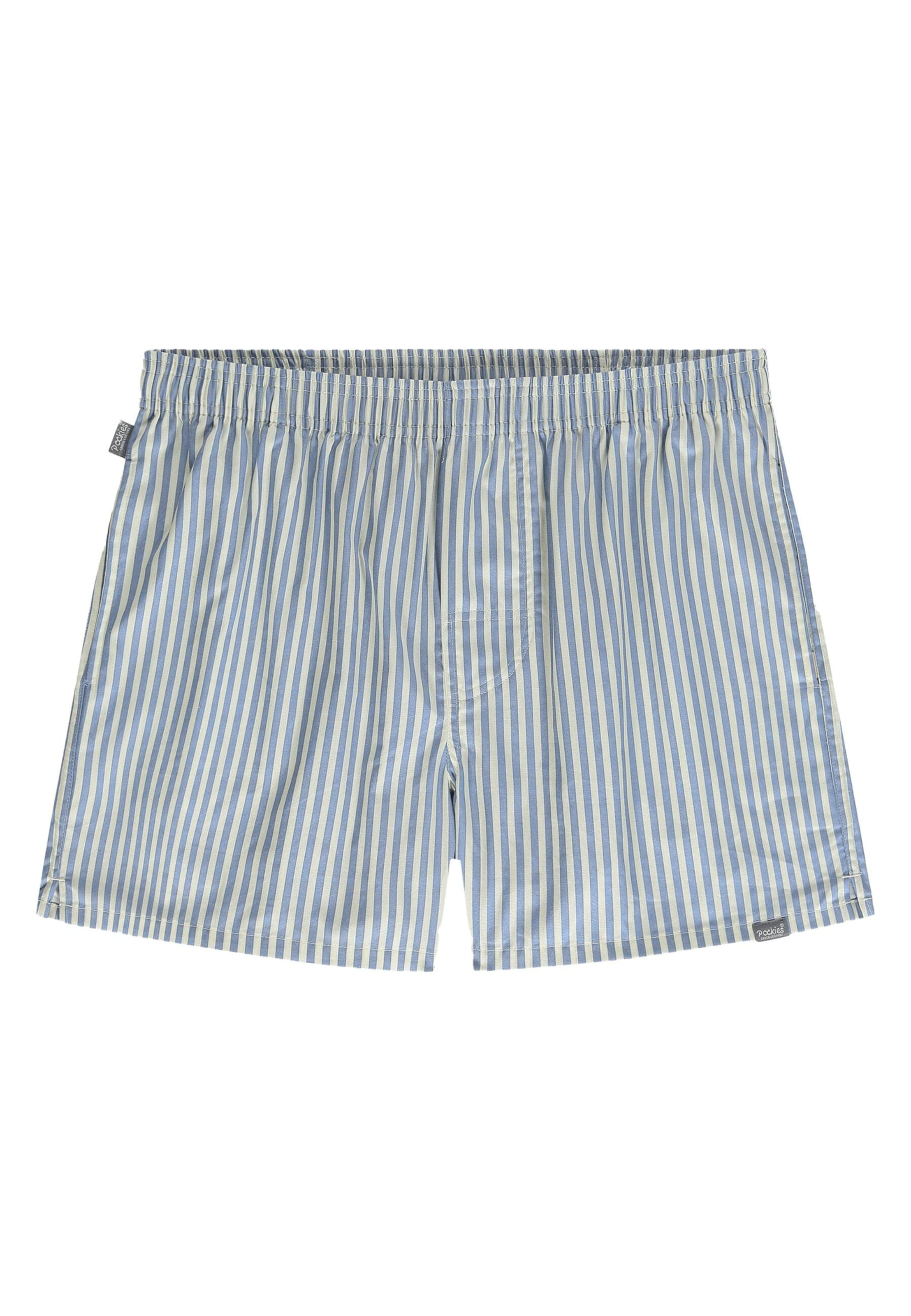 Boxers Pockies en bleu : devant