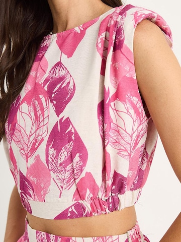 Pantalons de tailleur Bianco Lucci en rose