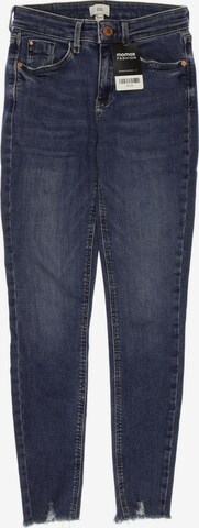 River Island Jeans in 25-26 in Blue: front