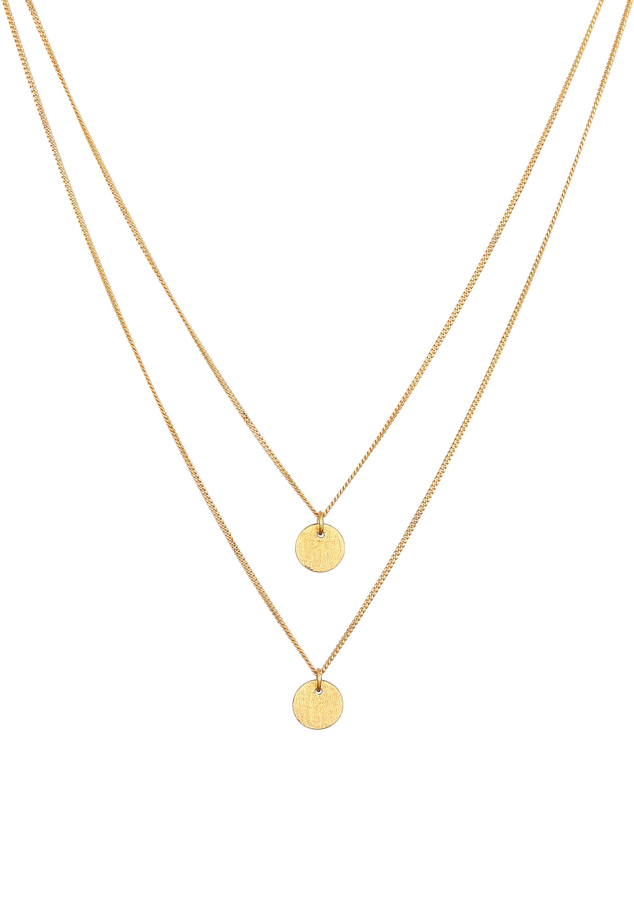 ELLI Kette in Gold: Vorderseite