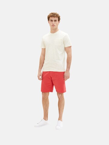 TOM TAILOR Regular Shorts in Rot