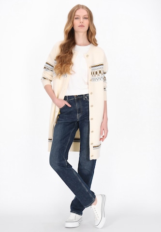 Cardigan DreiMaster Maritim en blanc