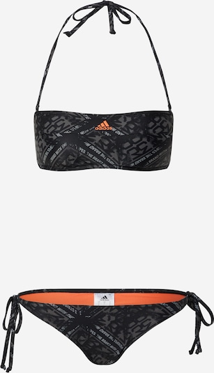 Costum de baie sport ADIDAS PERFORMANCE pe kaki / negru / alb, Vizualizare produs