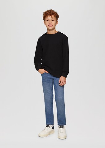 s.Oliver Sweatshirt in Schwarz