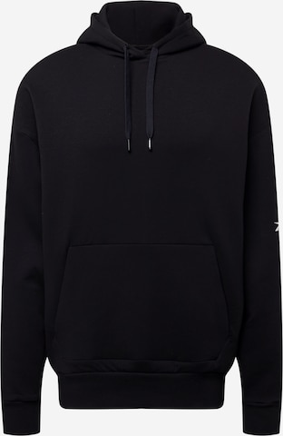 Sweat de sport Reebok en noir : devant