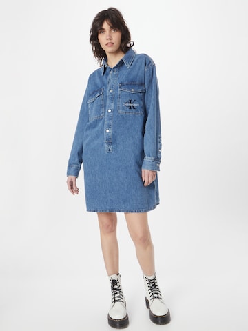 Calvin Klein Jeans Särkkleit, värv sinine: eest vaates