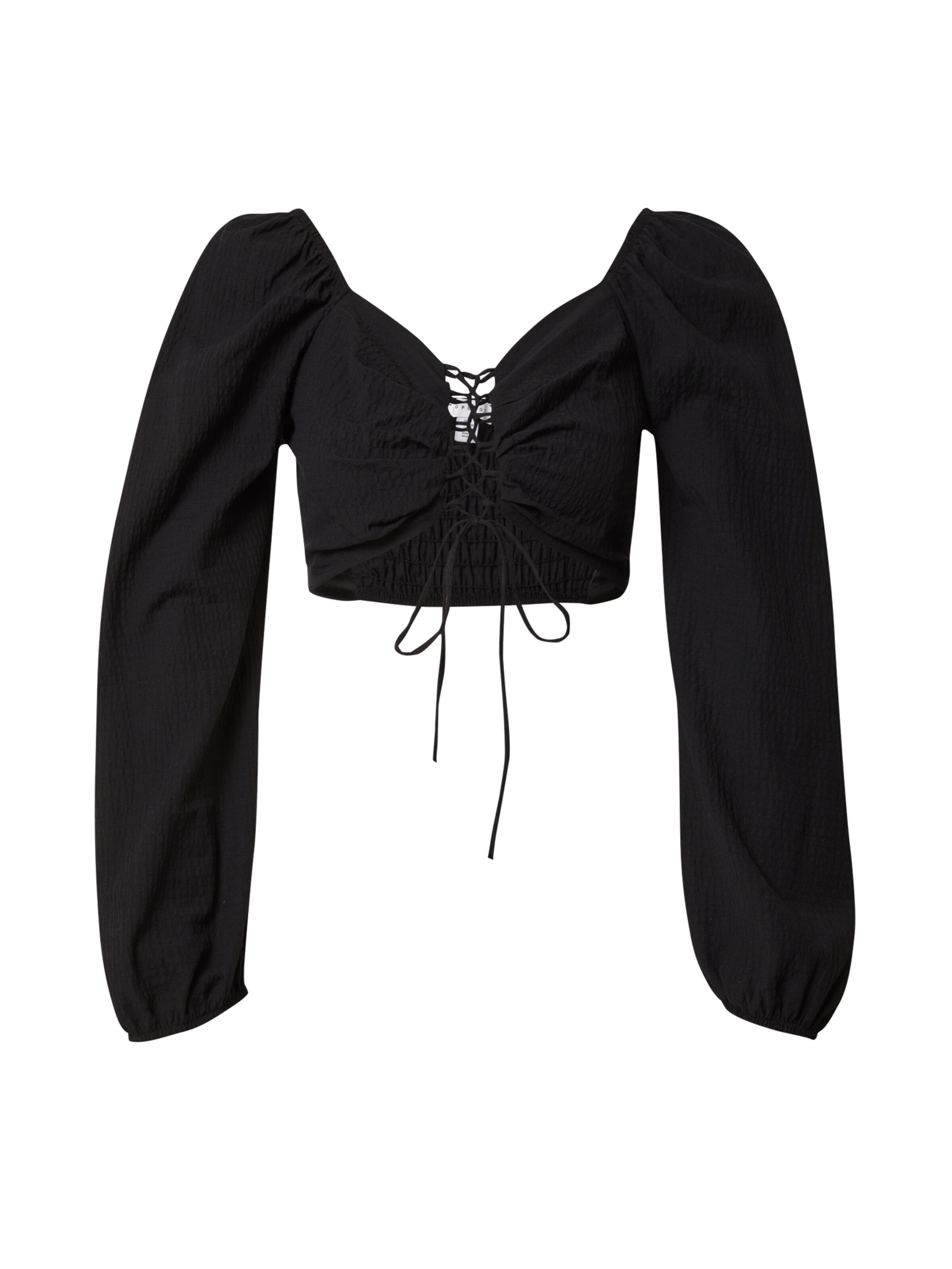 melns TOPSHOP T-Krekls: no priekšpuses