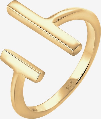 ELLI Ring 'Geo' in gold, Produktansicht