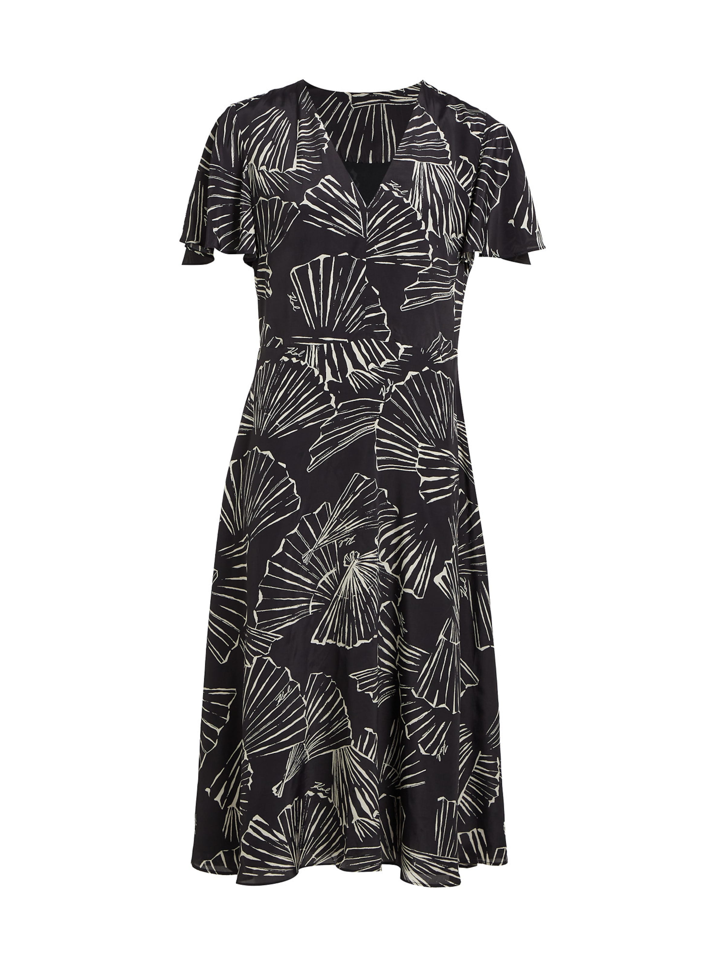 Karl LagerfeldHaljina - crna boja: prednji dio