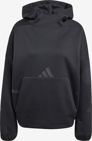 Felpa sportiva 'Z.N.E.' di ADIDAS SPORTSWEAR in nero: frontale