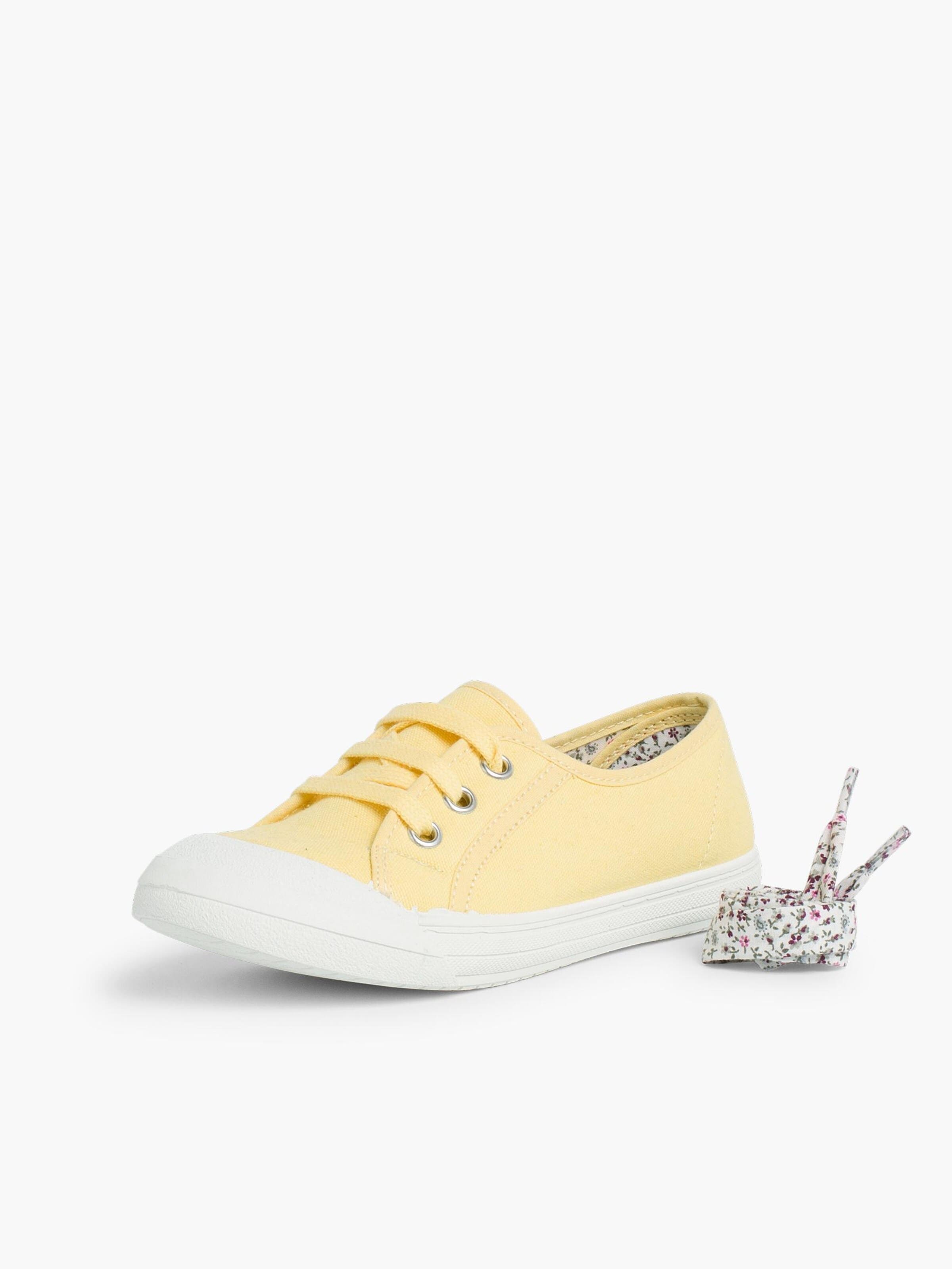 Baskets Pisamonas en jaune : devant