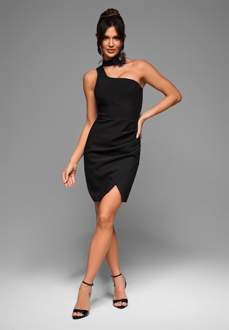 Robe de cocktail Ombre en noir