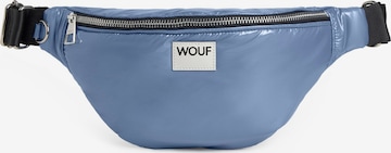 Marsupio 'Glossy' di Wouf in blu: frontale
