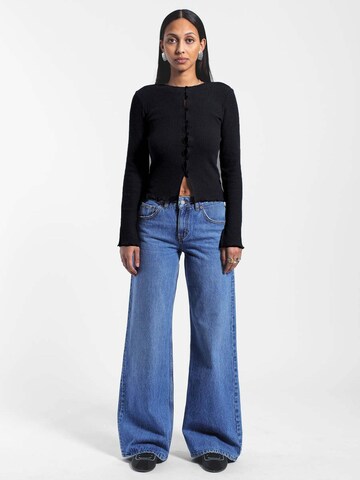 Dr. Denim Regular Jeans 'Rhue Low Wide' in Blauw