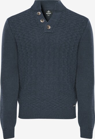 Pull-over Threadbare en bleu : devant